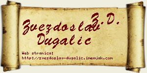 Zvezdoslav Dugalić vizit kartica
